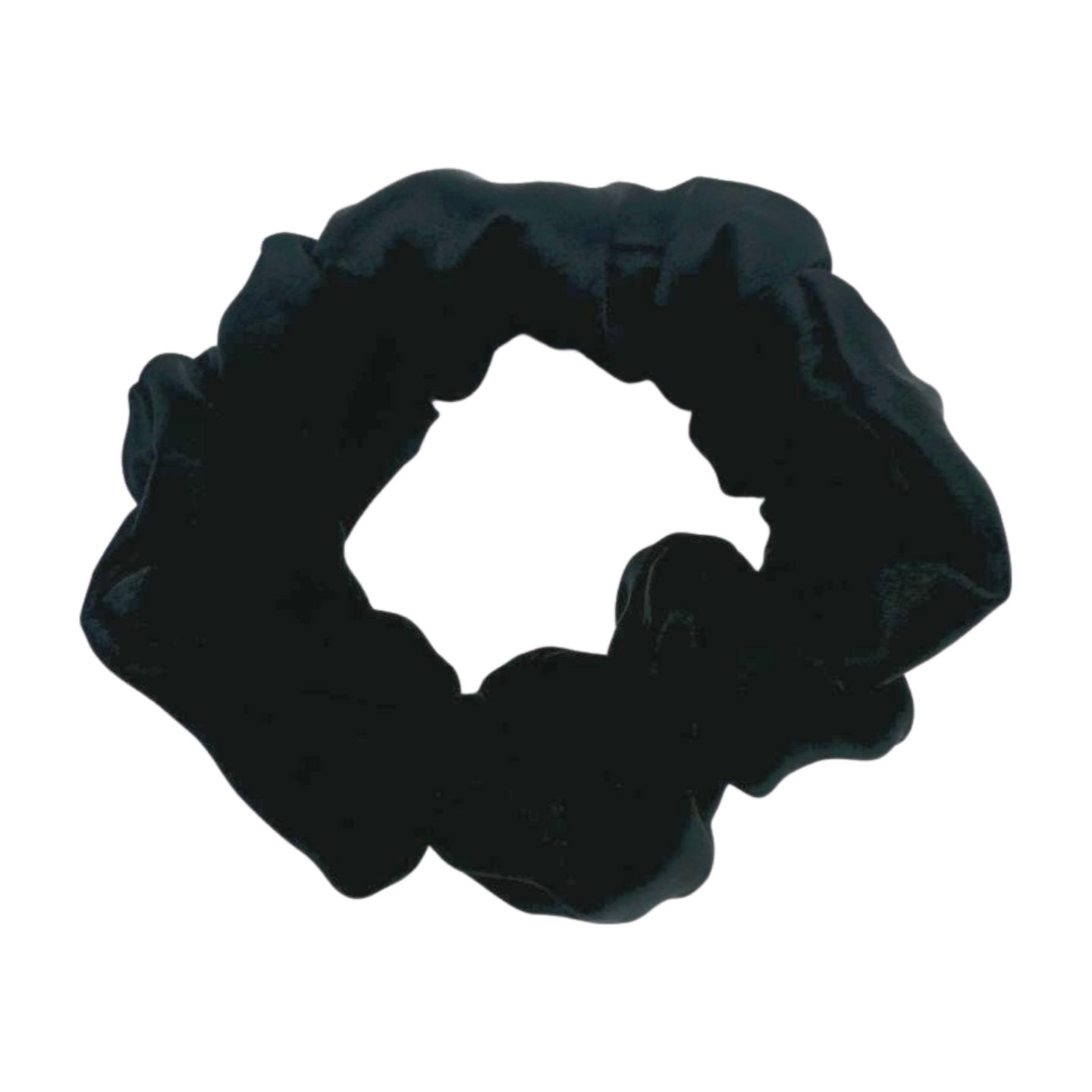 Black Satin Scrunchie